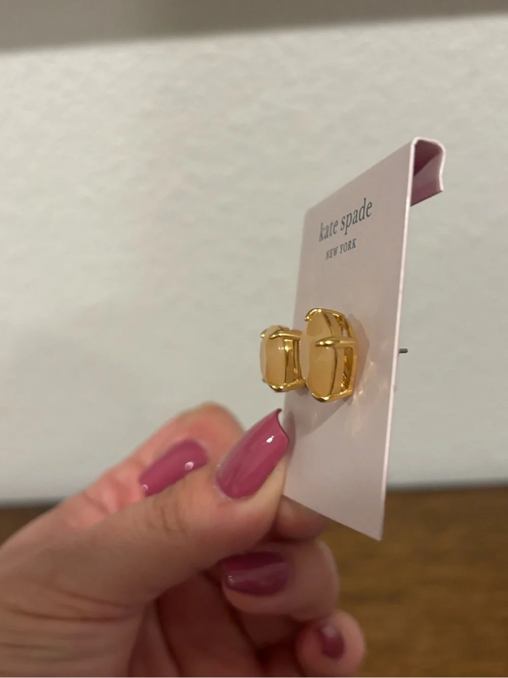 kate spade Gold Tone Stud Earrings - Picture 4 of 7